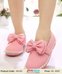 Baby Pink Shoes for Girls