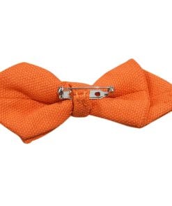 Smart Little Kid Bow Ties in Orange for Boys in India