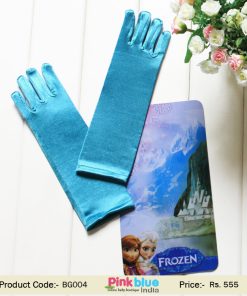 baby girl blue disney frozen elsa gloves