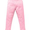 Kids Baby Girls Wool Trousers and Leggings Solid Pink Color