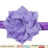 Soothing Lavender Infant Headband with a Beautiful Flower