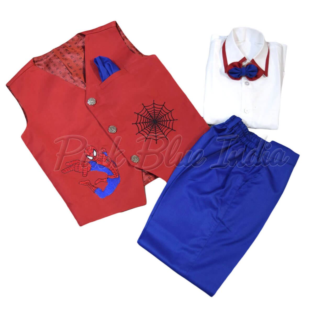 Spiderman Birthday Outfit Baby Boy Superhero Dress