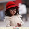 Buy Online Stunning Red Round Hat for Young Babies