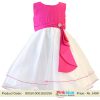 Childrens Pink and White Wedding Party Dress Baby Girl