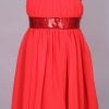 New Baby Girl Red Special Occasion Party Gown Dress