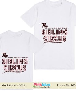 The Sibling Circus Personalized Little Sister Brother Tees