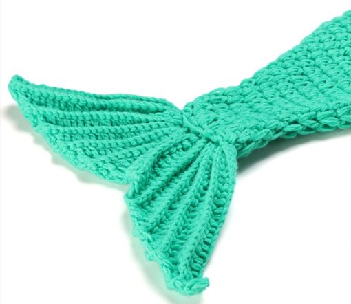 Sea Green and White Three Piece Mermaid Crochet Baby Photography Prop