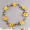 Shop Online Tiara Style Princess Headband with Yellow Flowers and Green Leaves