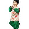 Flower Printed Toddler Boy Nehru Jacket Long Kurta and Pant Buy Online