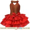 Indian Toddler Baby Girl Bowknot Brocade and Dupion Partywear Dress