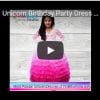Unicorn Birthday Princess Theme Dress - Unicorn Party