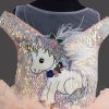 Unicorn LED Dress for Girls 