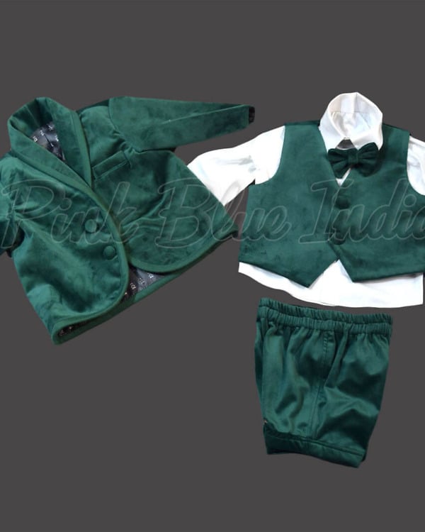 First Birthday Party Velvet Coat/Blazers for Boys