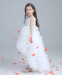 Beautiful White Special Occasion Exclusive Outfit for Baby Girls