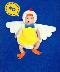 Buy Online Cute White and Blue Duck Theme Baby Photography Prop in India