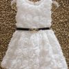 white floral baby dress