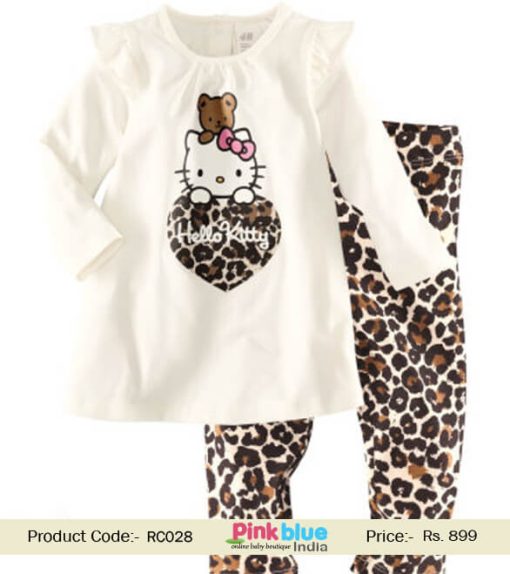 Hello Kitty Kids T-Shirt and Pajama Set