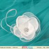 White Net Flower Headband for Baby Girls