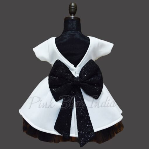 White Color Frock and Dress Online, Girls White Party Gown