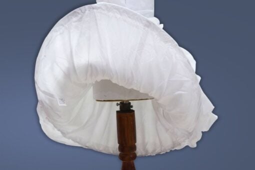 white baby party gown