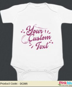 Custom made One-piece Baby Bodysuit, Personalized baby Romper Online
