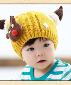 knitted baby warm cap