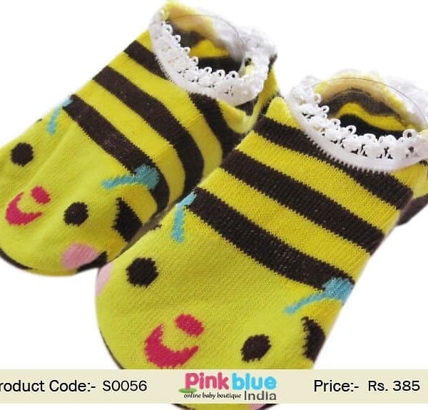yellow newborn socks