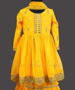 Latest Girls Yellow Sharara Suit Online