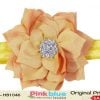 Yellow Fashionable Hair Band with Gorgeous Flower for Baby Girl