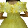 Birthday Party yellow colour long gown kid girl