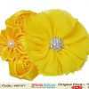 Gorgeous Yellow Designer Hair Band for Toddlers in India with Flowers