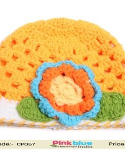 infant crochet winter cap