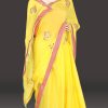 Buy Yellow Rajasthani Gota Patti Work Wedding Saree with Red Blouse