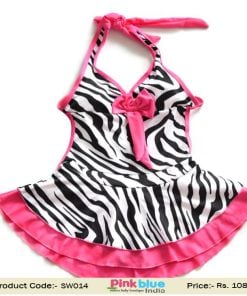 zebra stripes baby swimwear