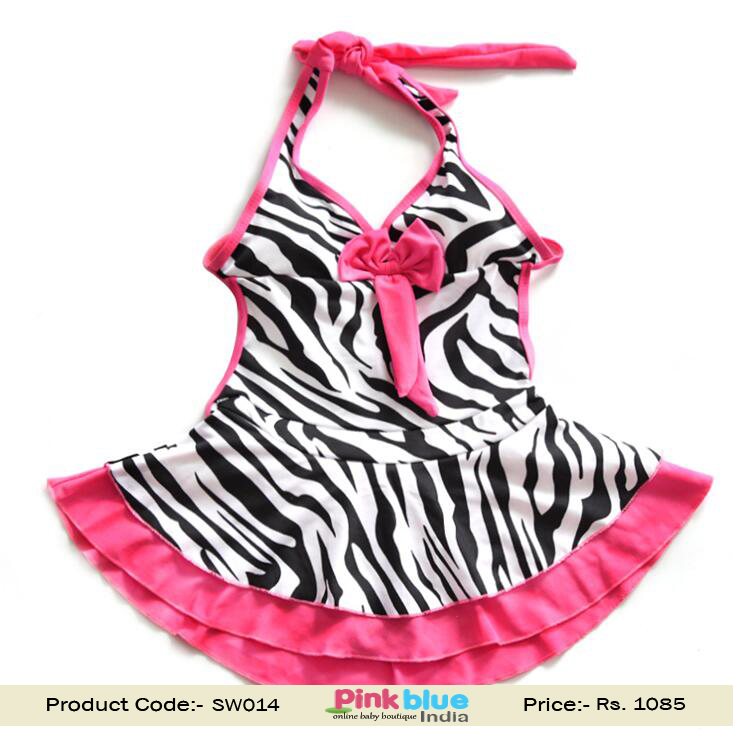 zebra stripes baby swimwear
