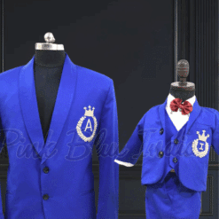 blue-father-son-same-suit-for-birthday-wedding