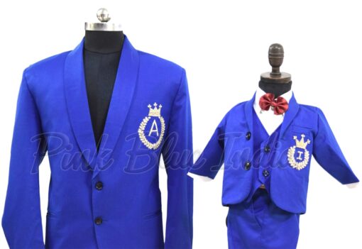blue-father-son-same-suit-for-birthday-&-wedding