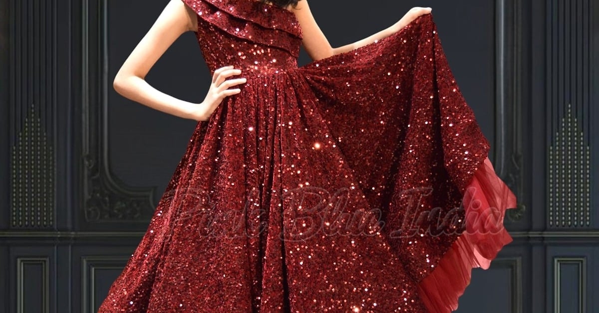 Party Wear Dress For Teenage Girl Partywear Velvet Dress For Kids Girls  Stylish Velvet Gown