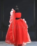 Girls pink lehenga choli set, festive occasion, graceful & charming