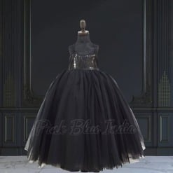 black-party-wear-gown-girls