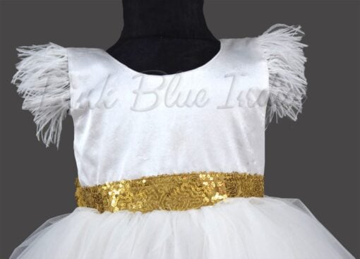 buy-white-feather-gown-for-girls-online