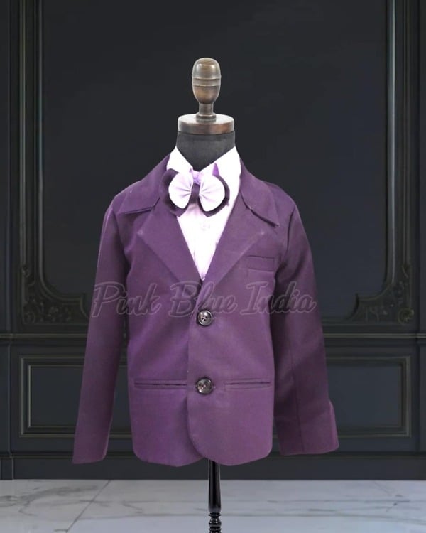 Formal blazer suit set for baby boy, wedding birthday outfit, elegant stylish look