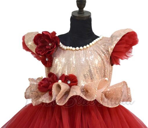 girls-birthday-red-high-low-peplum-dress