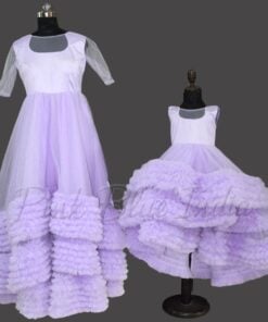 lavender-ruffled-mom-daughter-combo-dress
