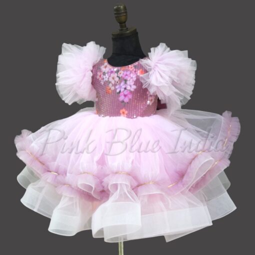pink-designer-party-wear-net-ruffle-gown-online