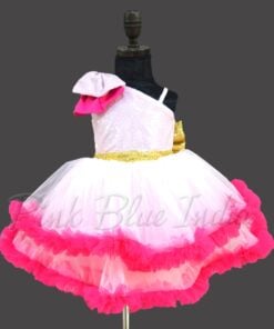 pink-net-one-shoulder-dress-for-baby-girls