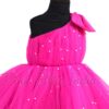 pink-one-shoulder-party-wear-baby-girls-dress