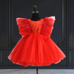 red-knee-length-party-dress-for-baby-girls