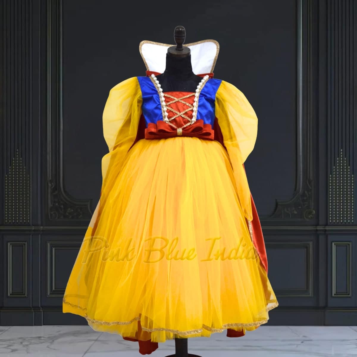 snow-white-birthday-dress-with-detachable-cape