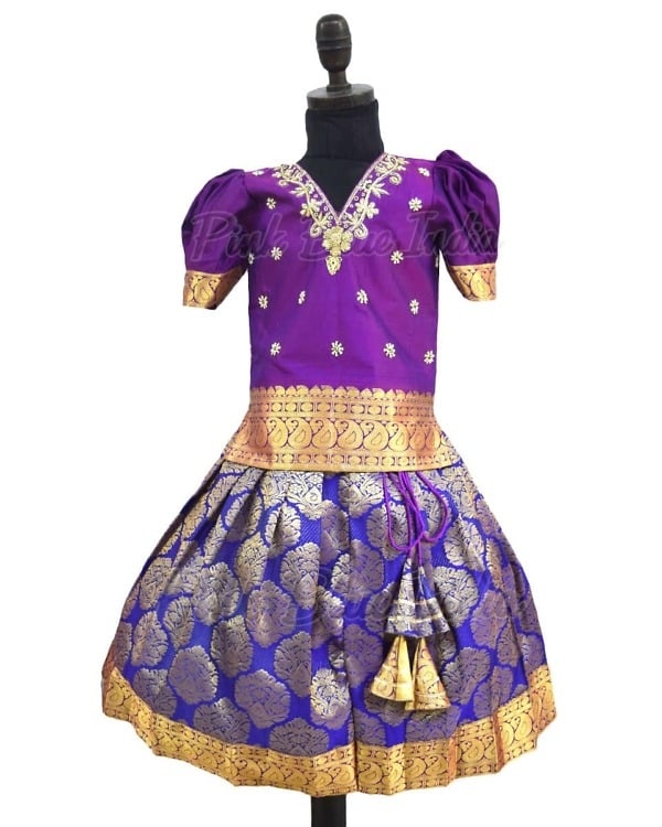 south-style-purple-baby-pattu-silk-lahanga-set